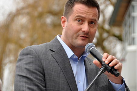 Vision park commissioner Aaron Jasper wants the provincial government to contribute more money for a seniors centre. photo: Stephen Hui